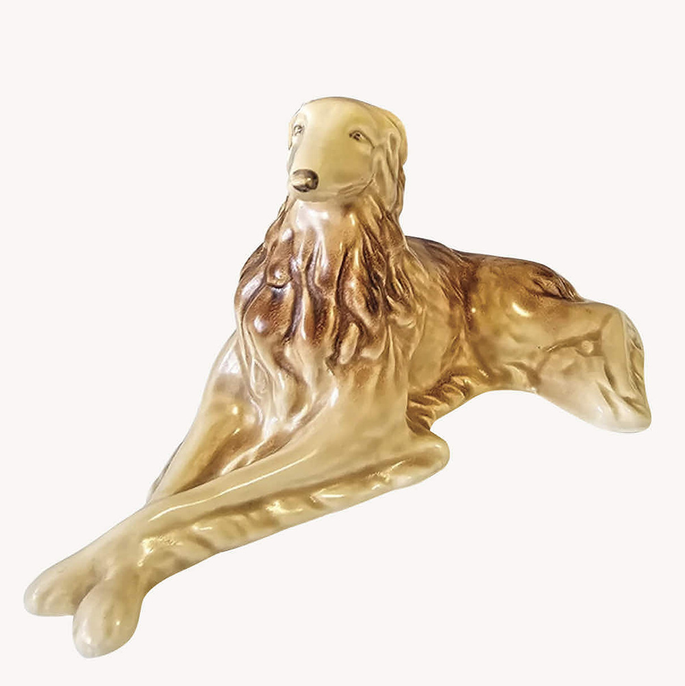 A Sylvac, England Borzoi figurine, Russian Wolfhound c.1940s.