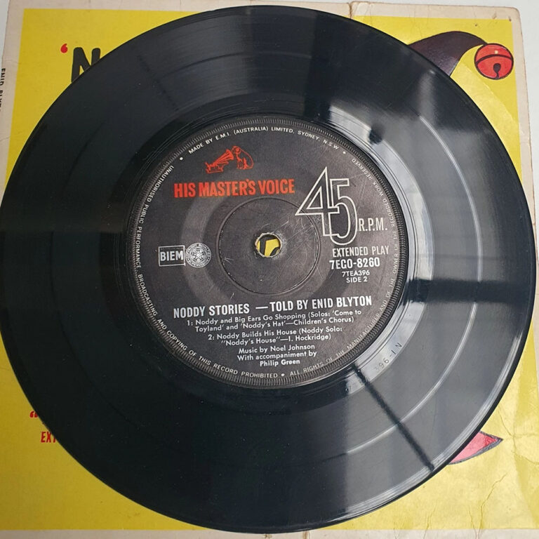 45 Vinyl 7in EP, Noddy Stories told by Enid Blyton