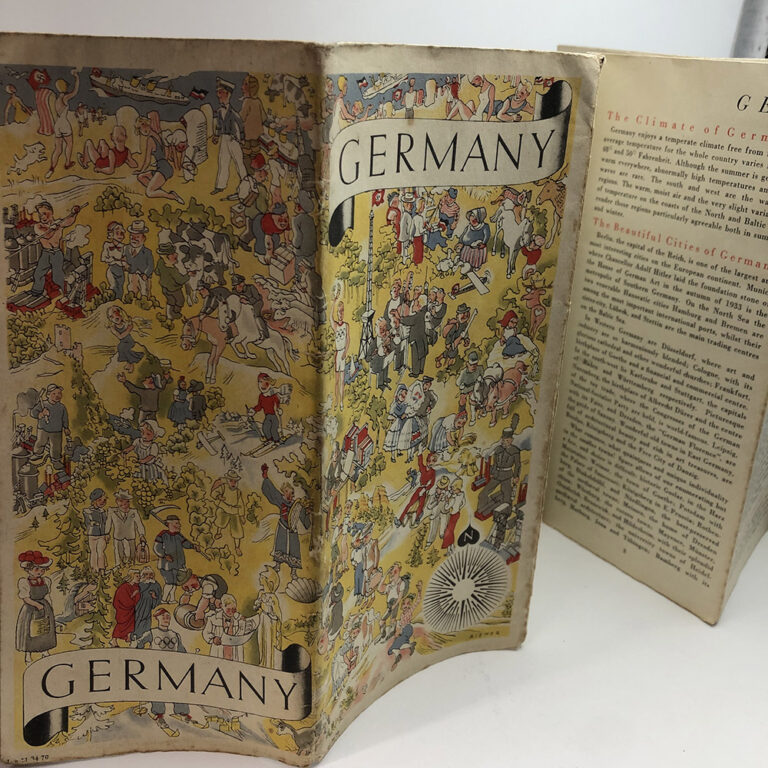 Rare pre-war tourist map of Germany 1935