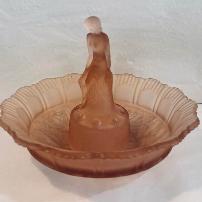 Sowerby pink glass float bowl