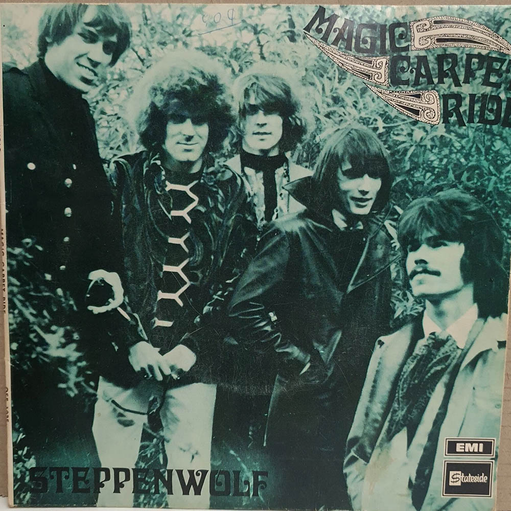 An EMI (Australia) Stateside 45 Vinyl 7in EP for Steppenwolf – Magic Carpet Ride /Rock Me