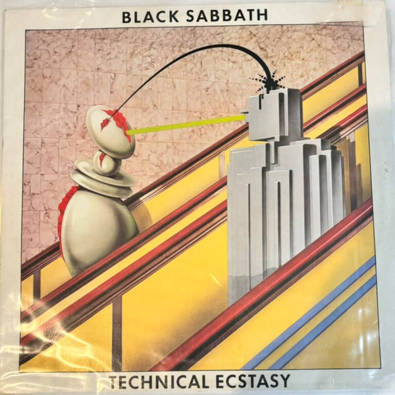 Black Sabbath vintage vinyl Technical Ecstasy, Australian release in extremely good condition, 1976.