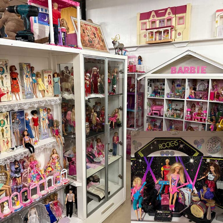 Barbie dolls and accessories at auction