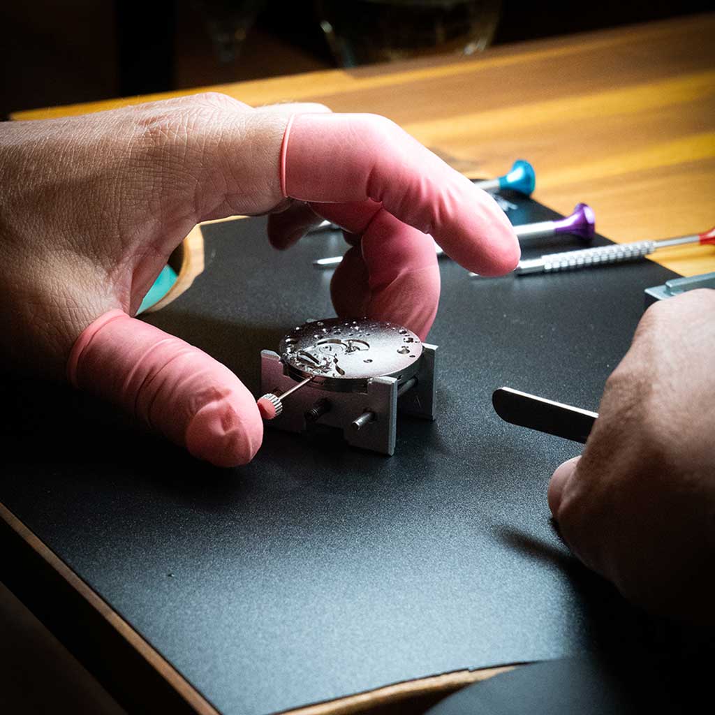 Kalmar Antiques caring for an antique or vintage timepieces