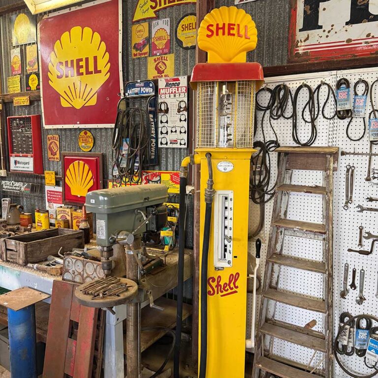 Shell Vintage Petrol Bowser in Port Pirie Motor and Transport Museum Collection Auction.