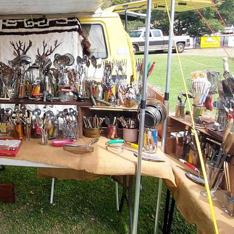 Becs vintage kitchenware stall at Maldon Events Swap Meet