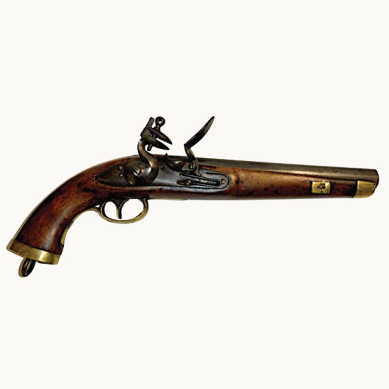 French Napoleonic era cavalry flintlock pistol