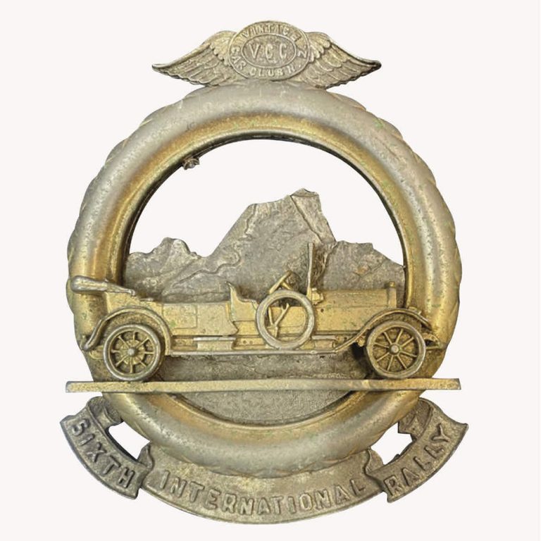 International Rally car badge