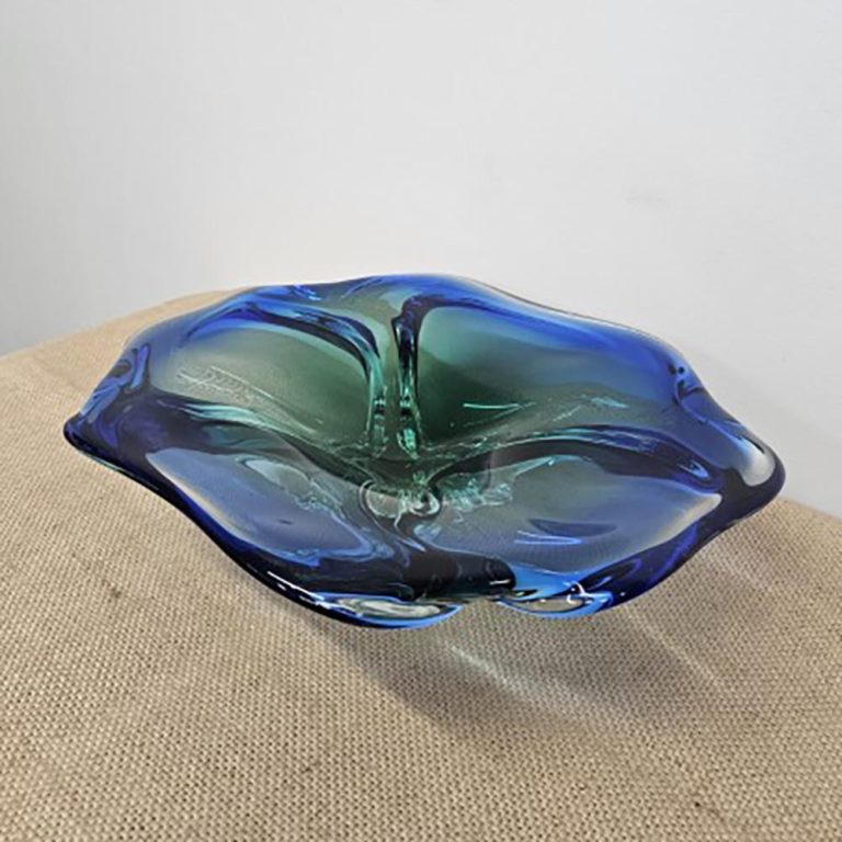 Vintage large Murano art glass centrepiece