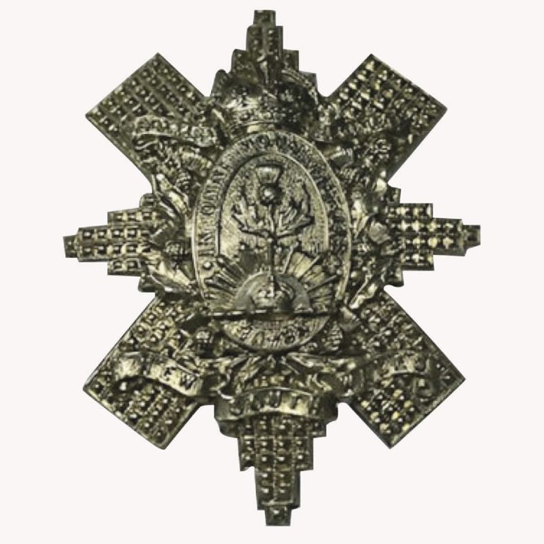 Lanark & Renfrew Scottish cap badge