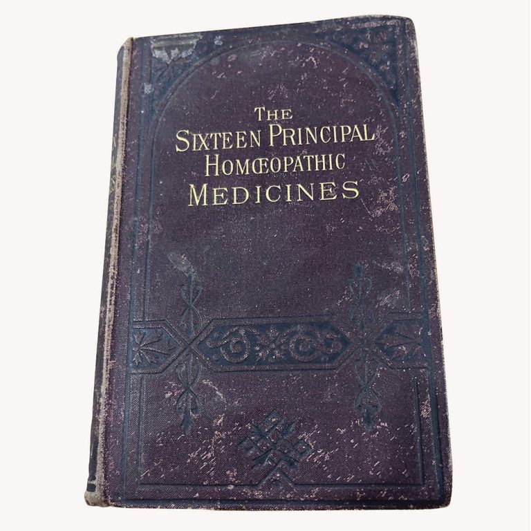 The Sixteen Principal Homoeopathic Medicines vintage book