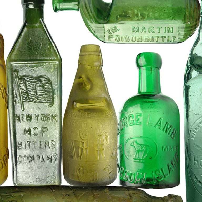Antique bottles rare and collectable at ABCR auctions