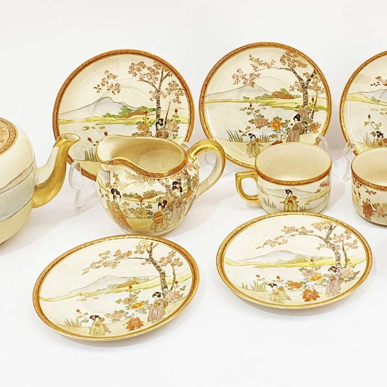 Asian 15piece antique tableware RK&T Auction August 2025.