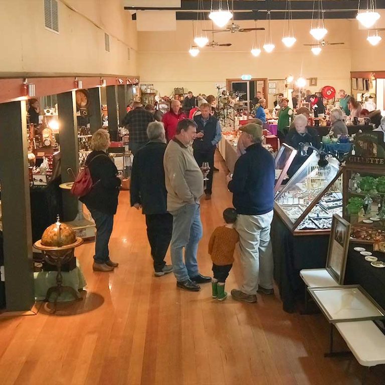 Busy hall at Chiltern Antiques Fair August 2026