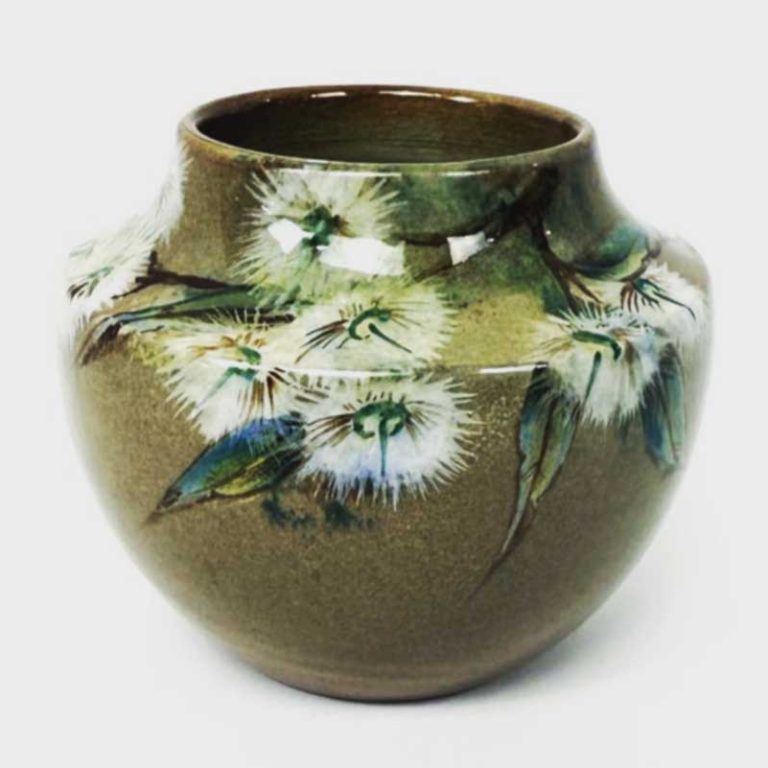 Daisy Merton, Newtone Pottery, Sydney Gum Blossom Vase, c.1930