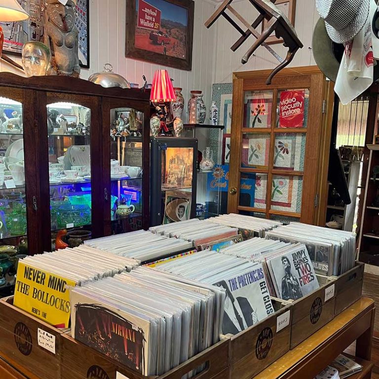 Vinyl records at Maleny Country Antiques and Collectables