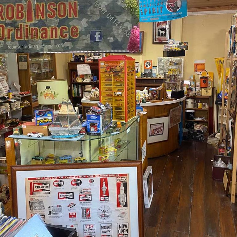 Robinson Ordinance garagenalia and mancave coolectables, Morpeth, NSW