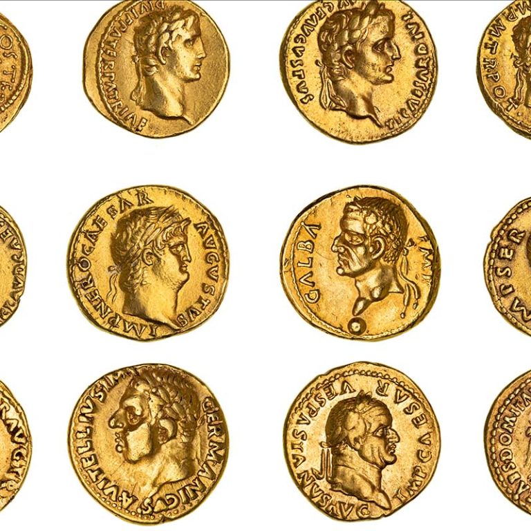 The twelve caesars in gold at Noble numismatics auction Sale 140