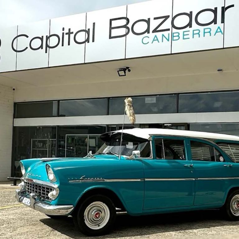 Vintage Holden EK stationwagon at Capital Bazaar antiques and collectables Canberra ACT