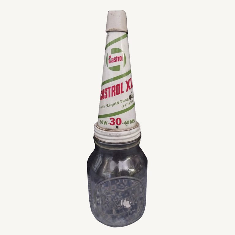 Embossed Castrol Oil Bottle with dust cap
