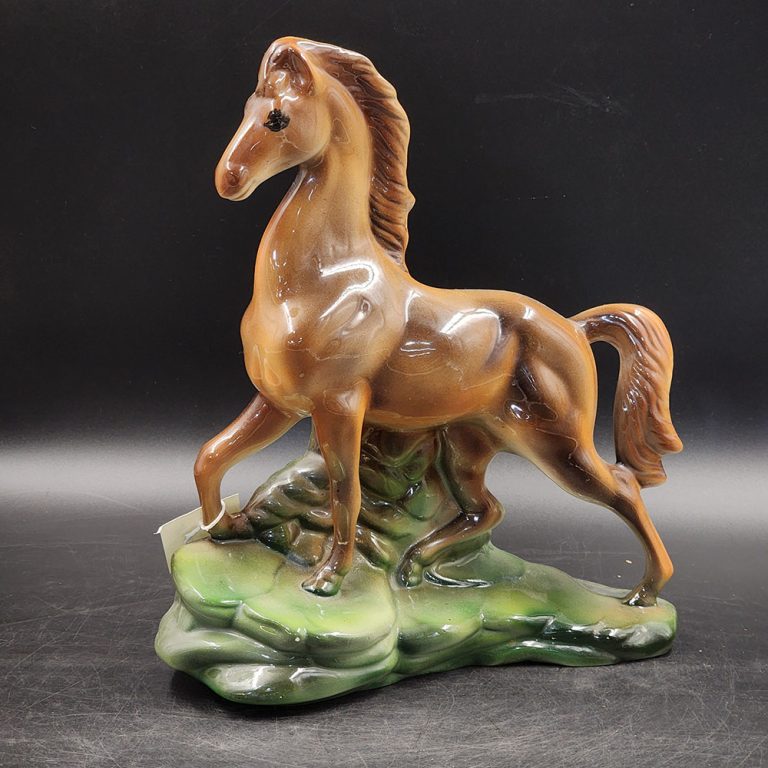 ceramic horse statue