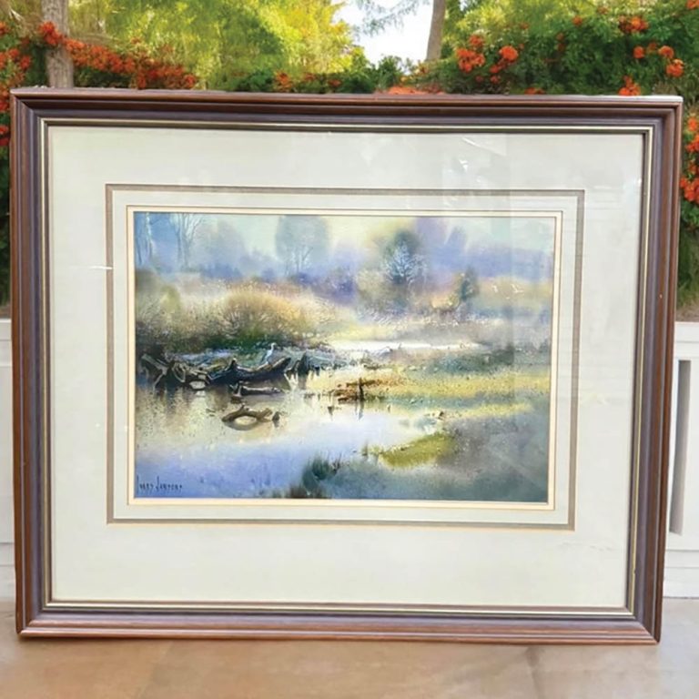 Oil on canvas painting by Ivars Jansons