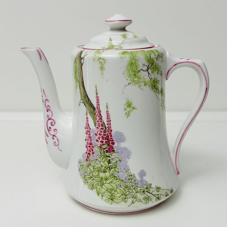 Royal Albert Crown China Foxglove coffee pot.