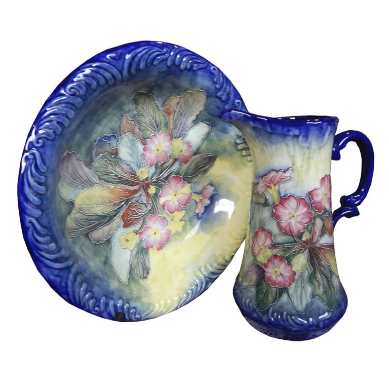 ceramic washbowl and jug by Old Tupton Ware