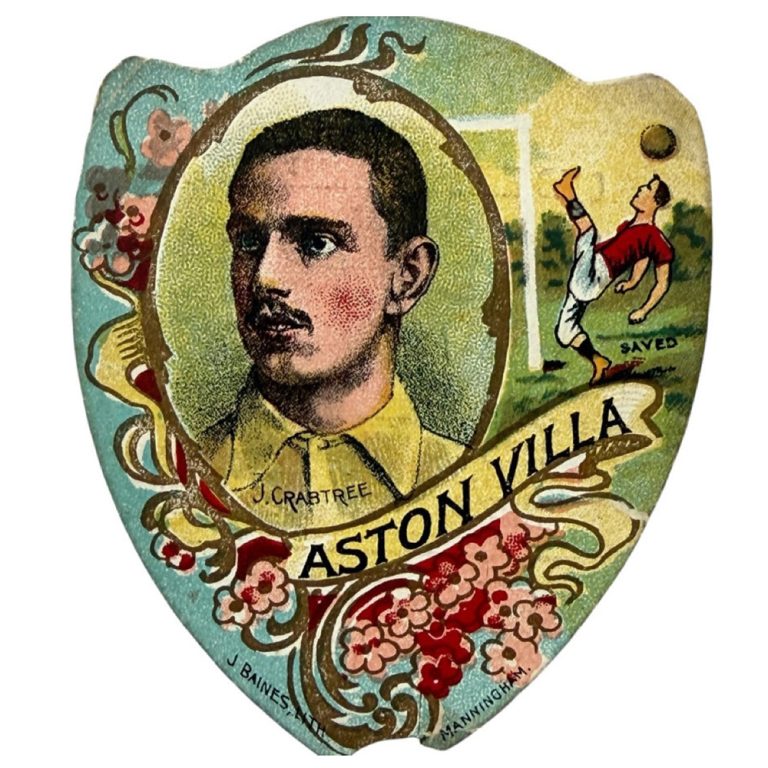 Baines football trade card Jimmy Crabtree