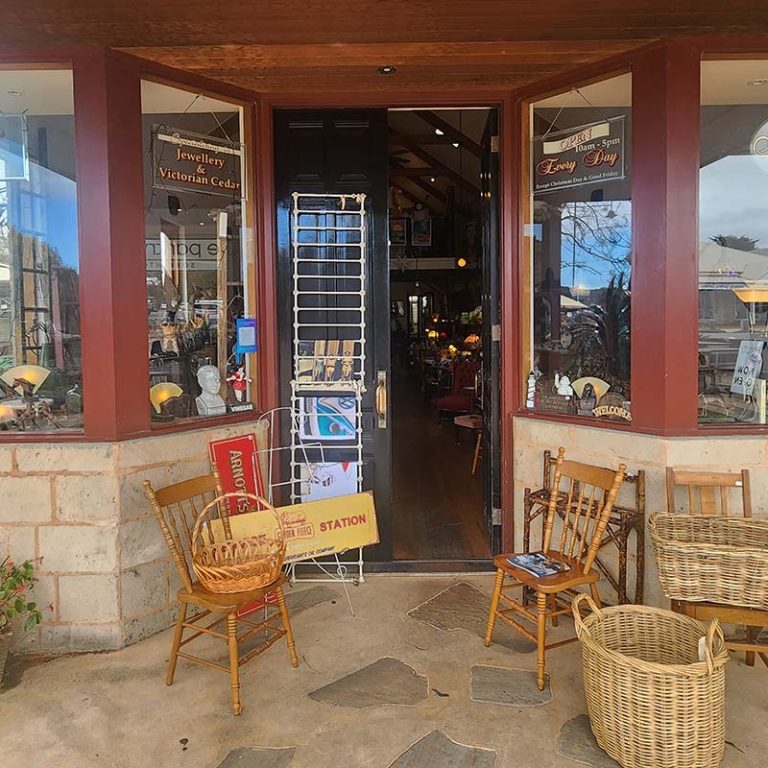 Marlene Miller Antiques shop in Sorrento Victoria