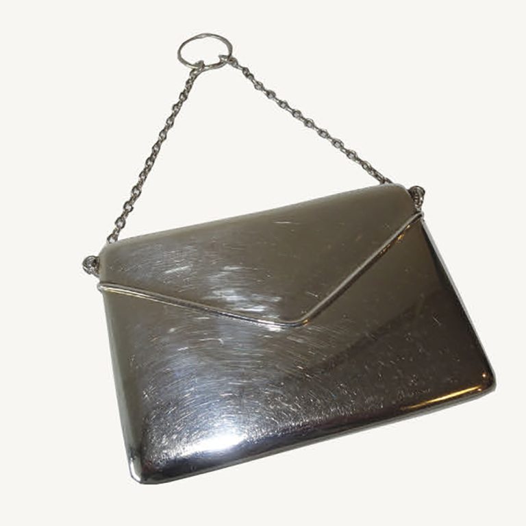 Sterling silver card purse