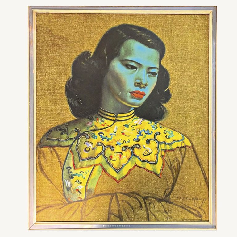Original mid century Tretchikoff print, Chinese Girl