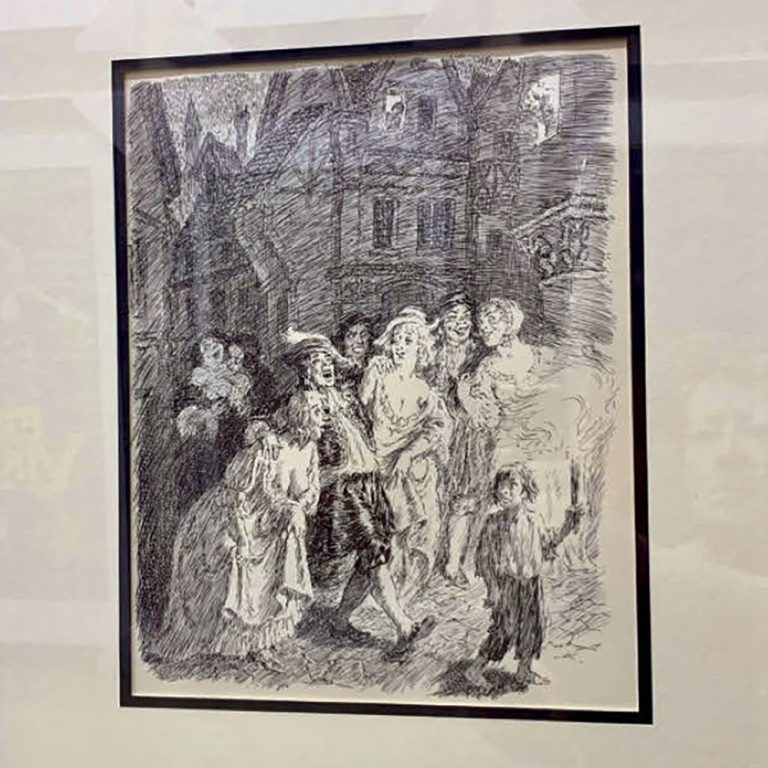 Norman Lindsay original bookplate