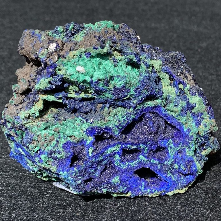striking specimen of azurite