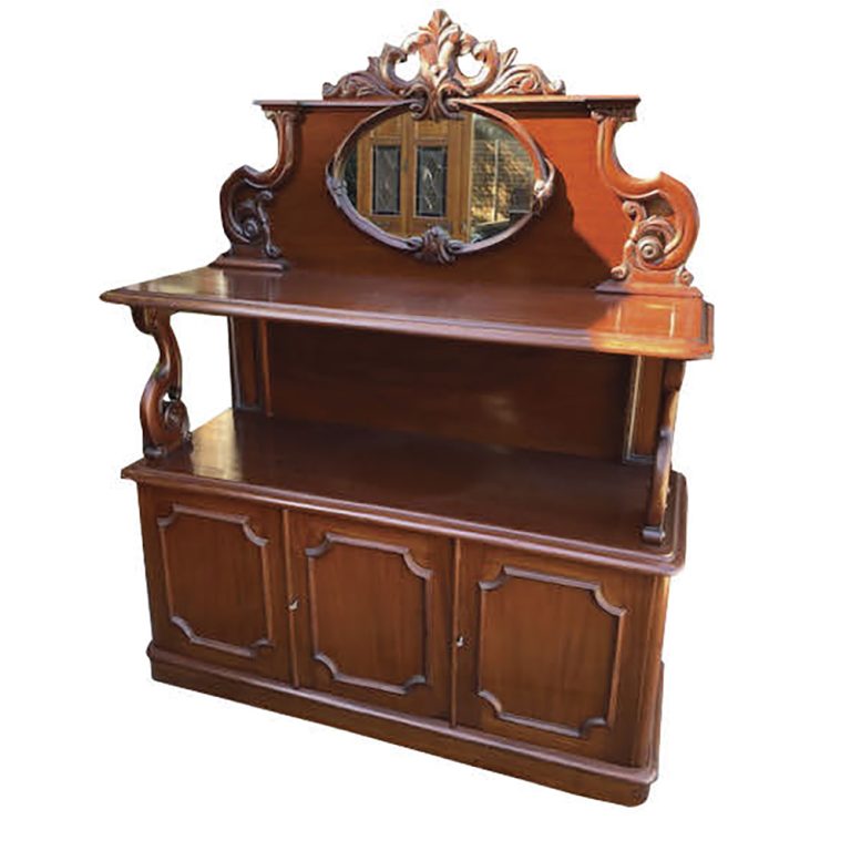 Victorian mahogany dumb waiter