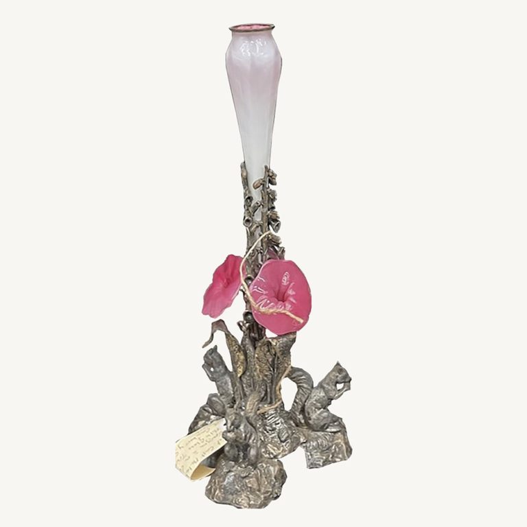 Silver plated late Victorian epergne