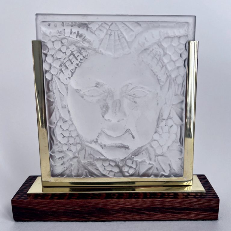 Art Deco moulded glass panel