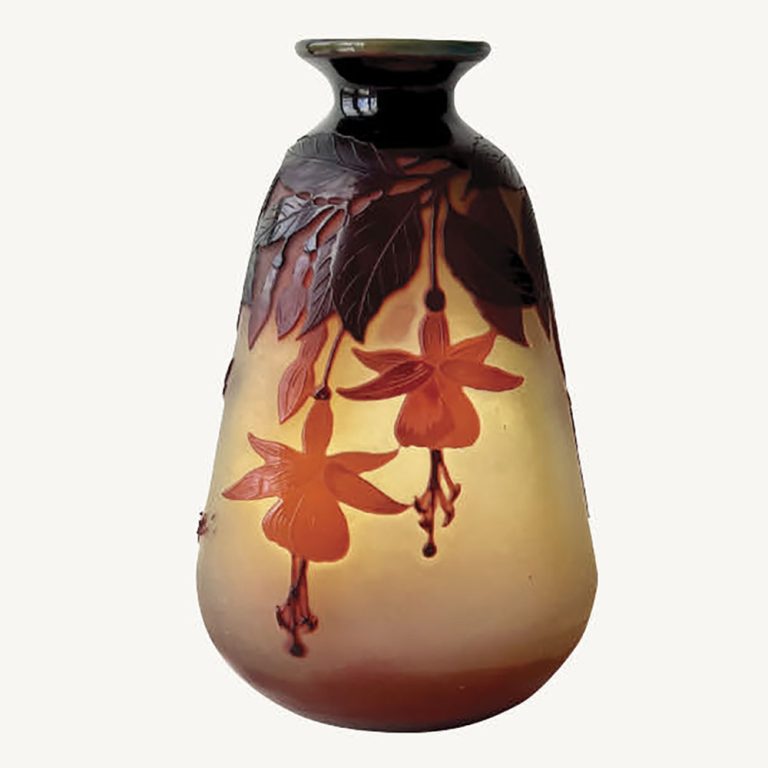 Galle cameo glass vase