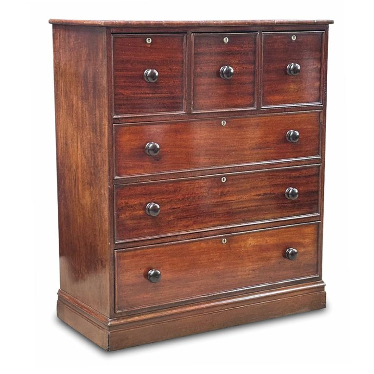 Early Australian cedar chest of drawers c1850