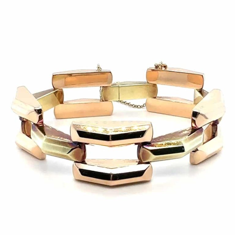 valentines-antique-gallery-vintage-chunky-gold-bracelet