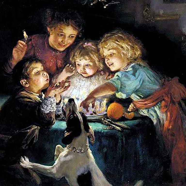 victorian parlour game of snapdragon