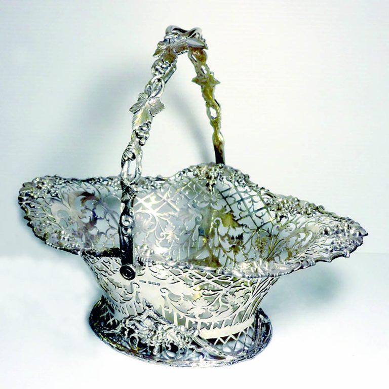 sterling silver basket